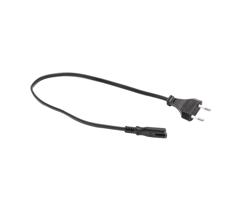 JT007/FY001+ST2/FY-ST2 2.5A 250V europski standardni dvopolni utikač s IEC C7 konektorom