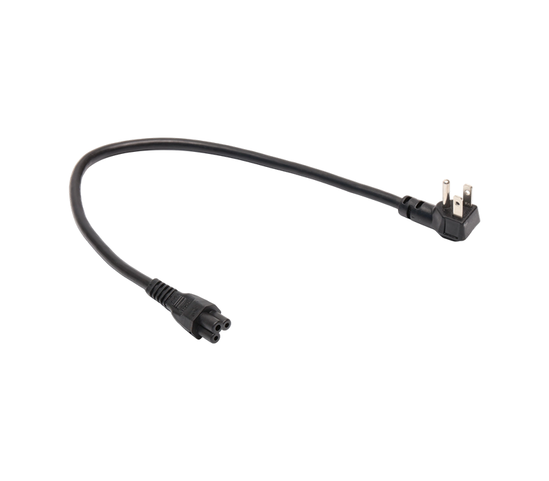 JT-3B+JT-ST2B/ST2B 15A 125V američki standardni 3-pinski kutni utični konektor od 90 stupnjeva za IEC C5