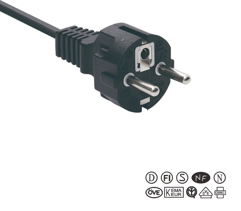 JT003-B/FY003-B 16A 250V europski standardni tropolni utikač