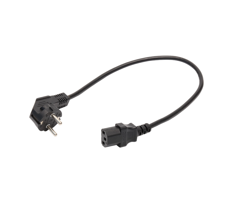 K3-15+JT-ST3 16A 250V tropinski korejski utikač od 90 stupnjeva s IEC C13 konektorom