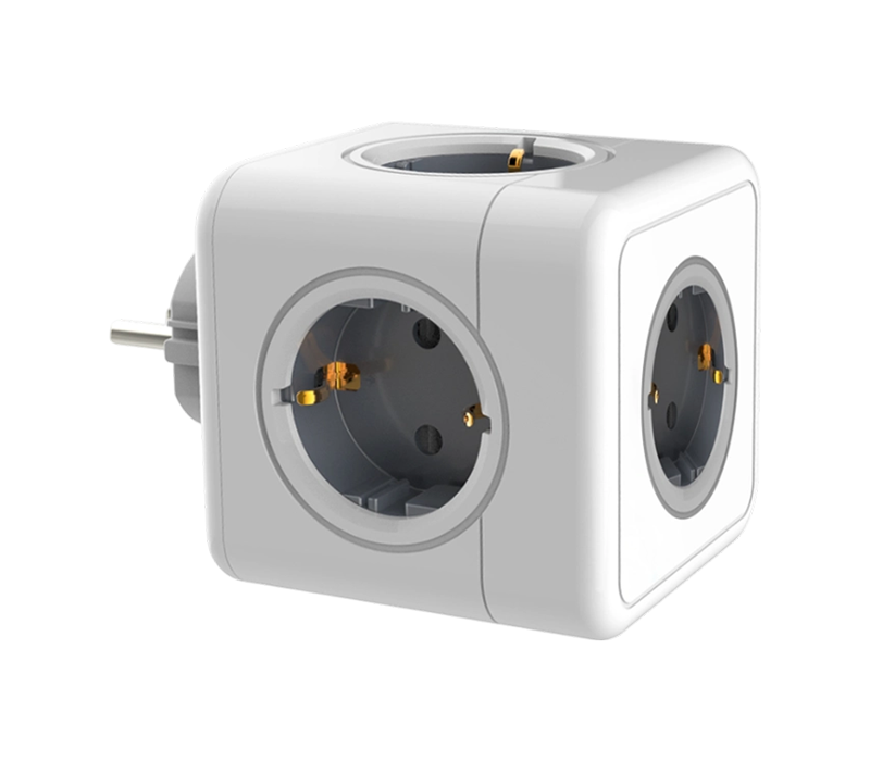 E01 Plug-in Cube razdjelnik s 5 Euro-Style utičnica