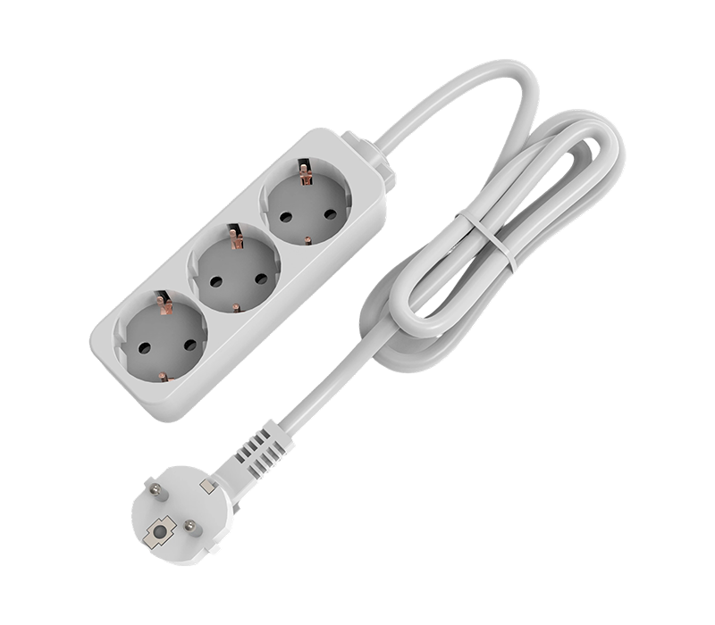 E09-3 Razdjelni kabel europskog stila s tri utičnice